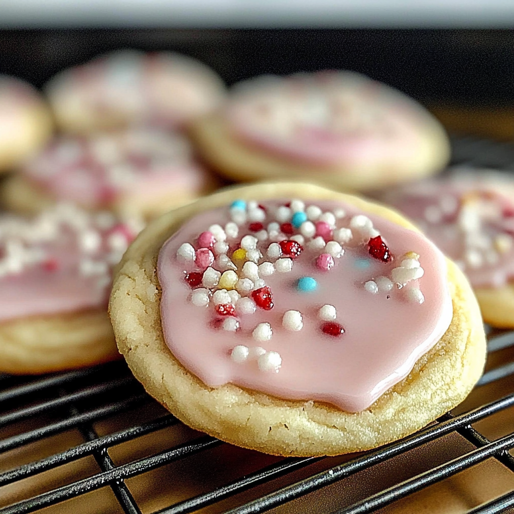 Recipe preparation for Strawberry Pop Tart Cookies