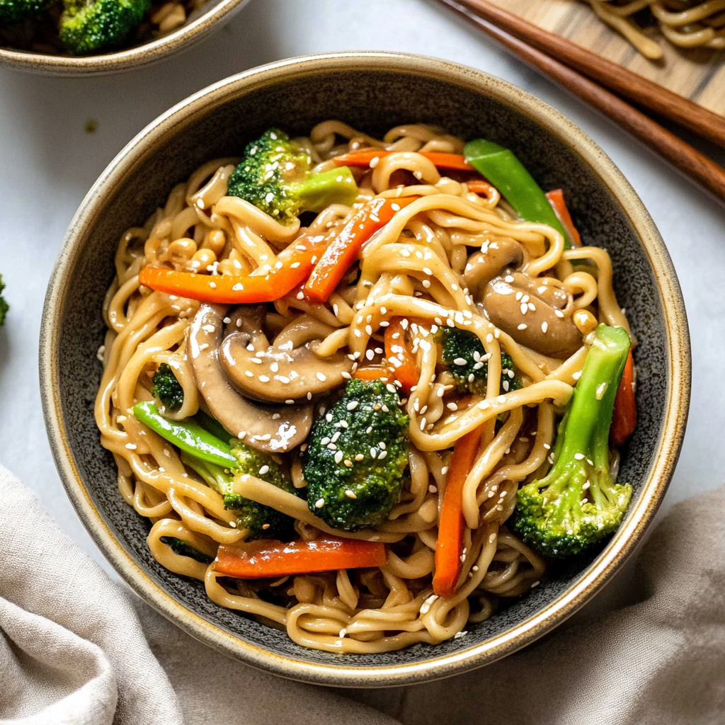 Recipe preparation for Easy 15-Minute Lo Mein