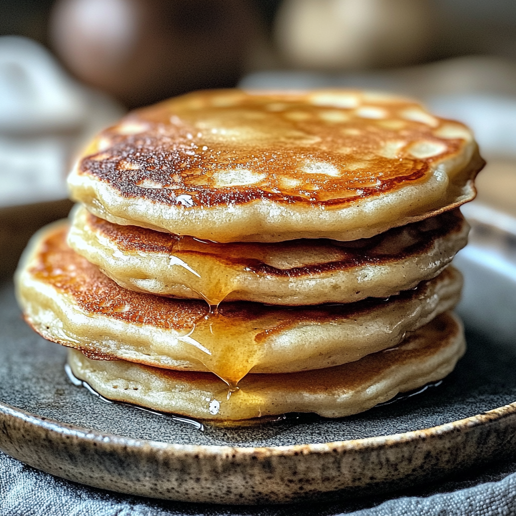 Recipe preparation for Greek Yogurt Pancakes
