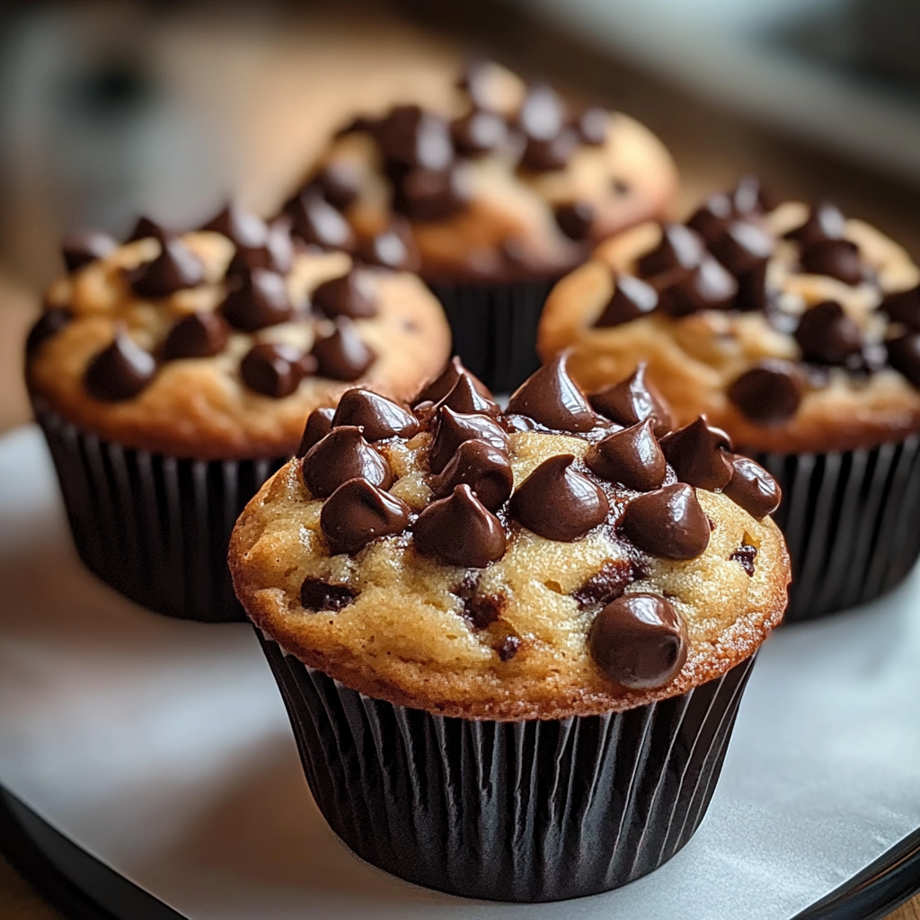 Recipe preparation for Chocolate Chip Muffins
