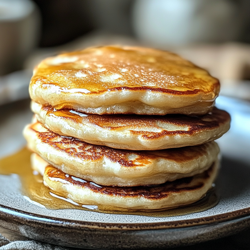 Recipe preparation for Greek Yogurt Pancakes