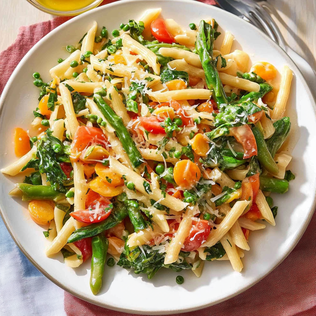 Recipe preparation for Quick Pasta Primavera