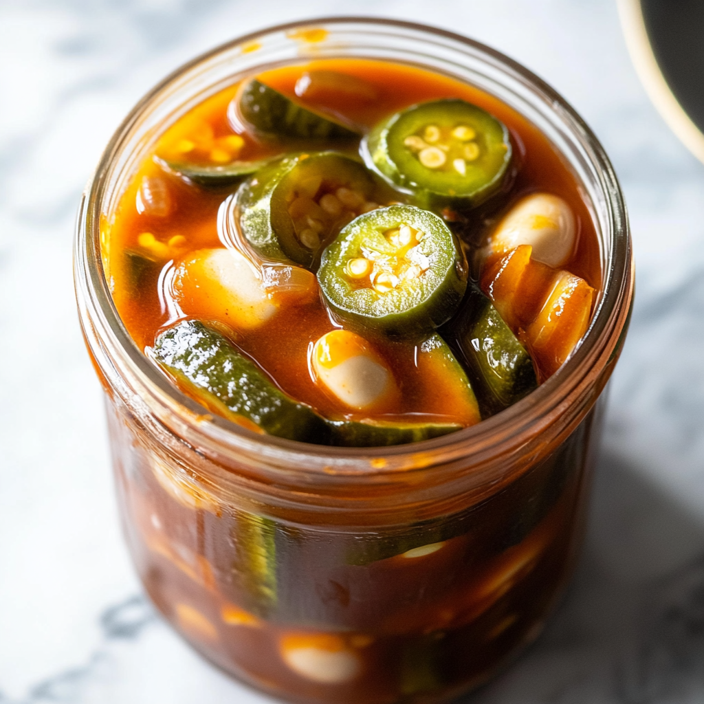 Recipe preparation for Chamoy Pickles