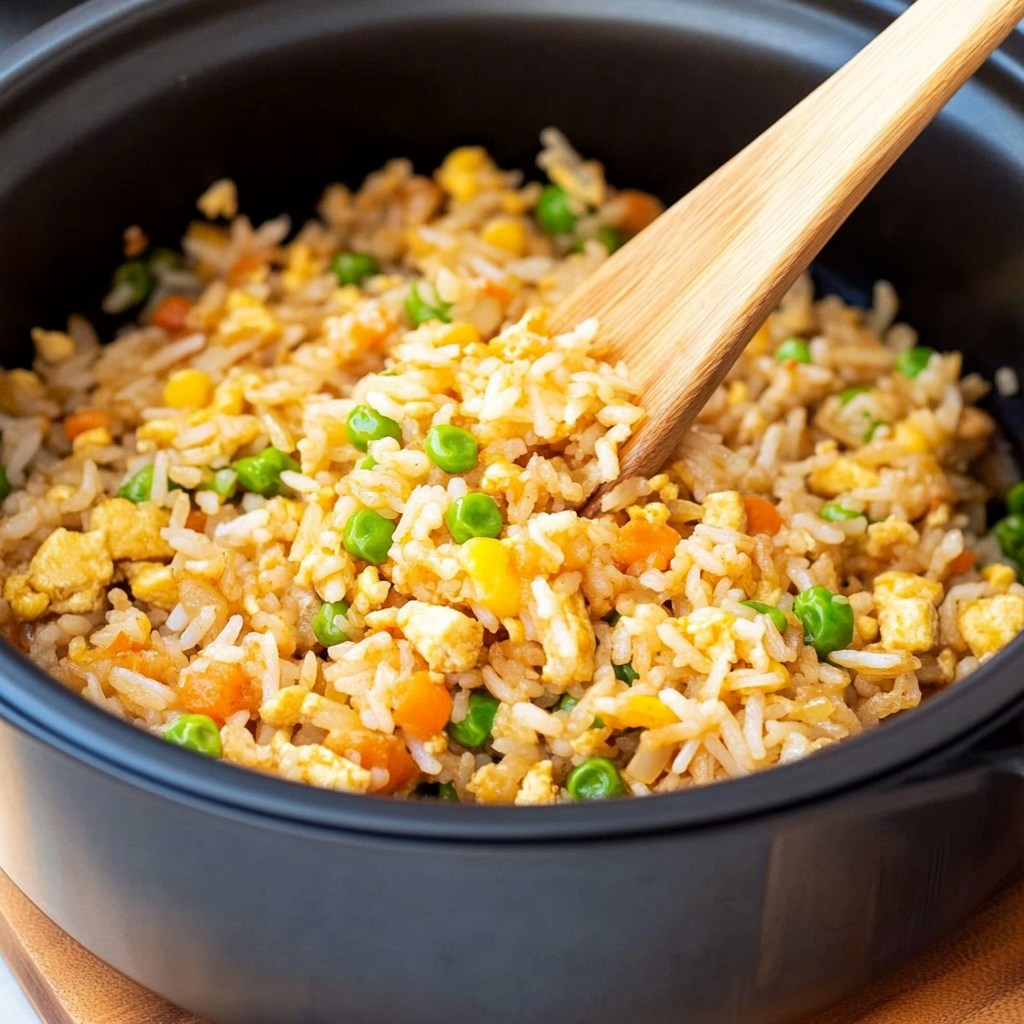 Recipe preparation for Air-Fryer Fried Rice