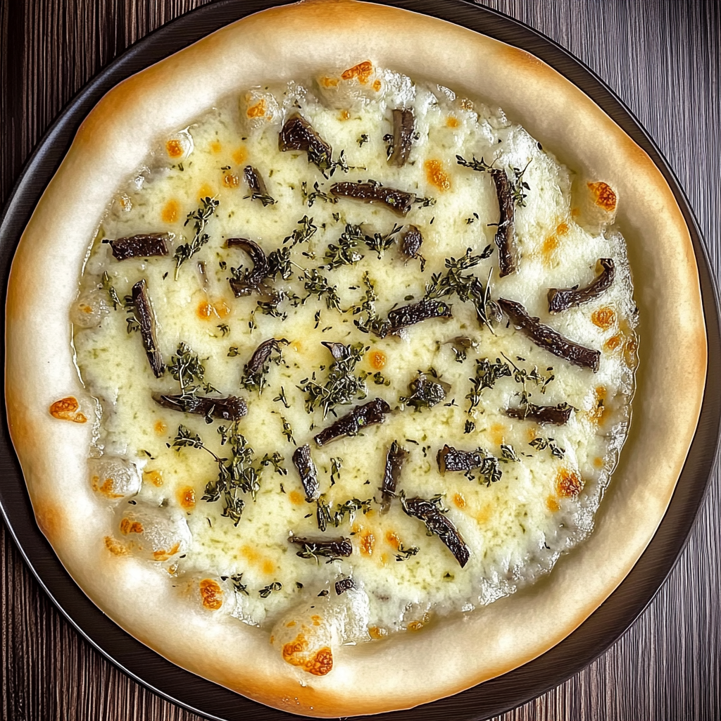 Recipe preparation for Herb White Pizza Sauce Recipe