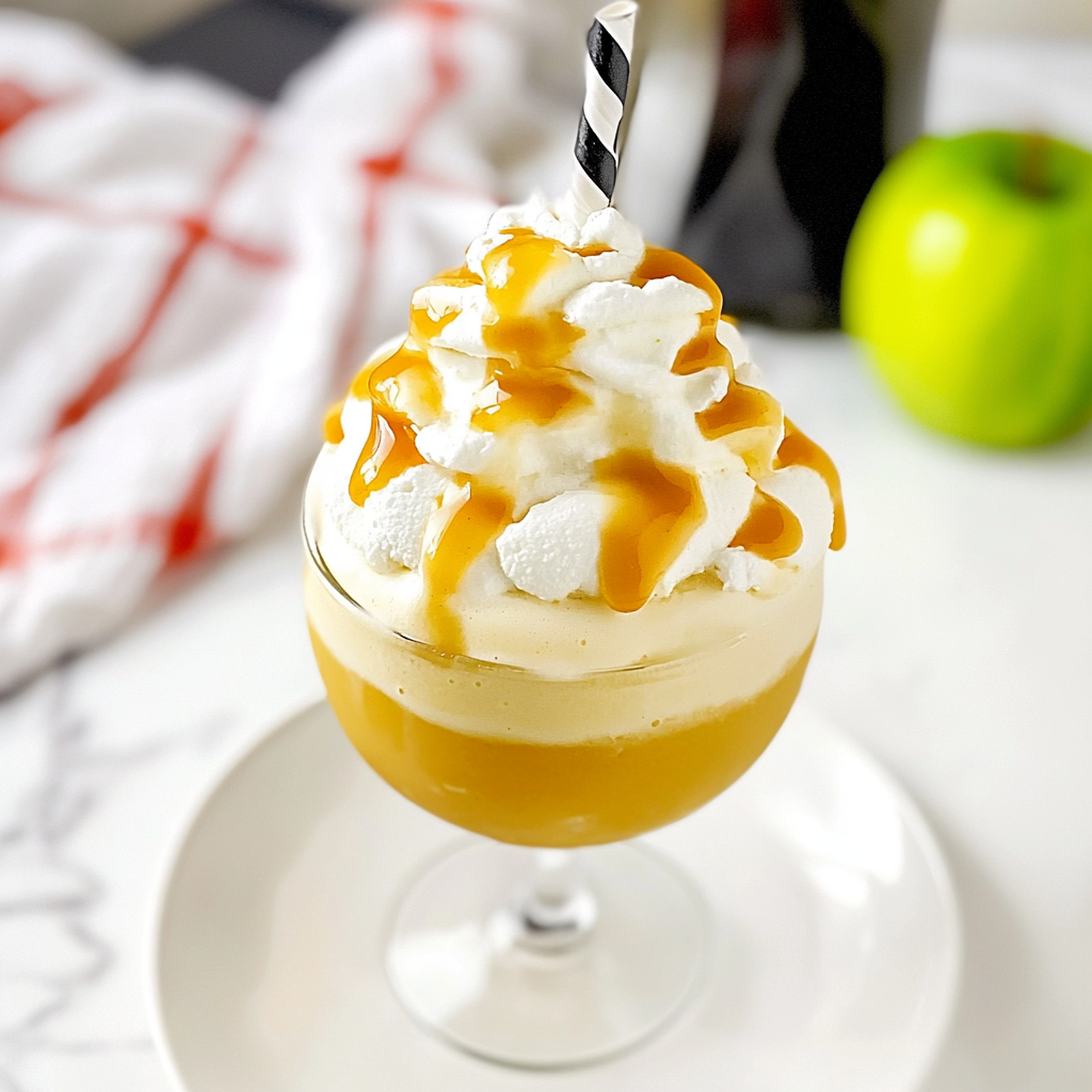 Recipe preparation for Apple Cider Floats