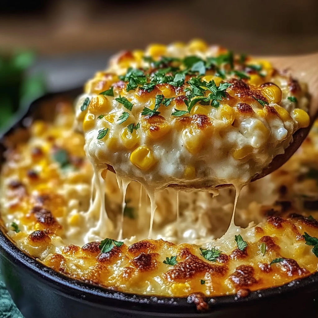 Recipe preparation for Street Corn Chicken Casserole