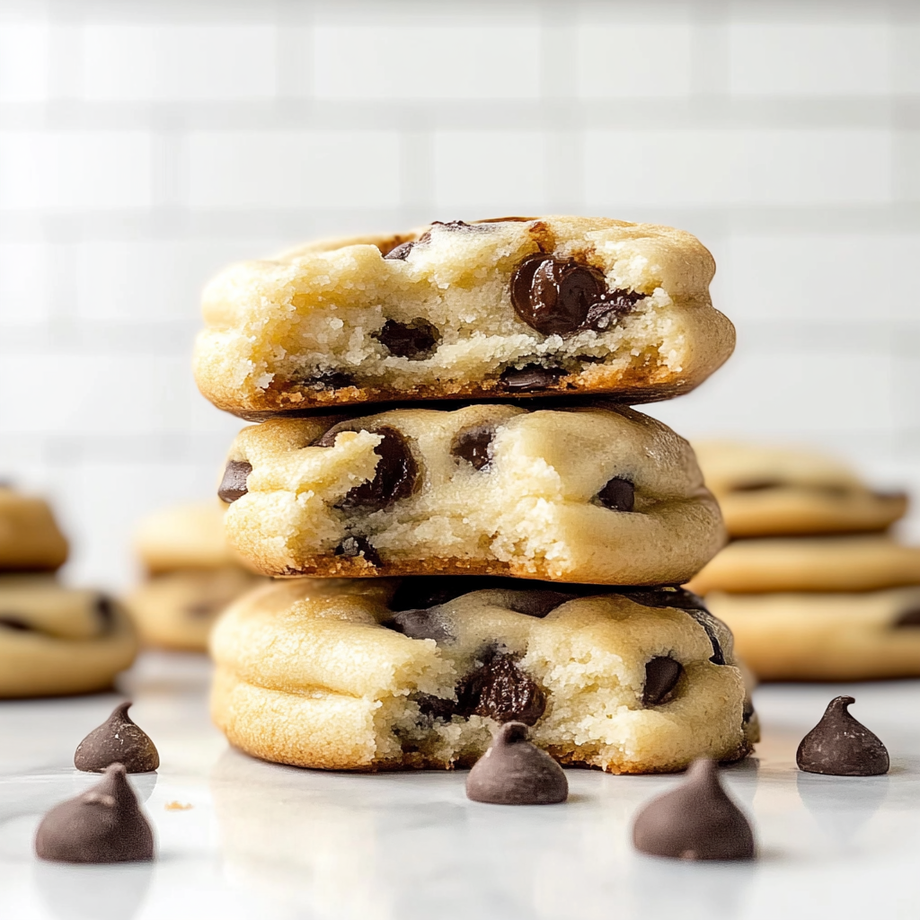 Recipe preparation for Chocolate Chip Cheesecake Cookies