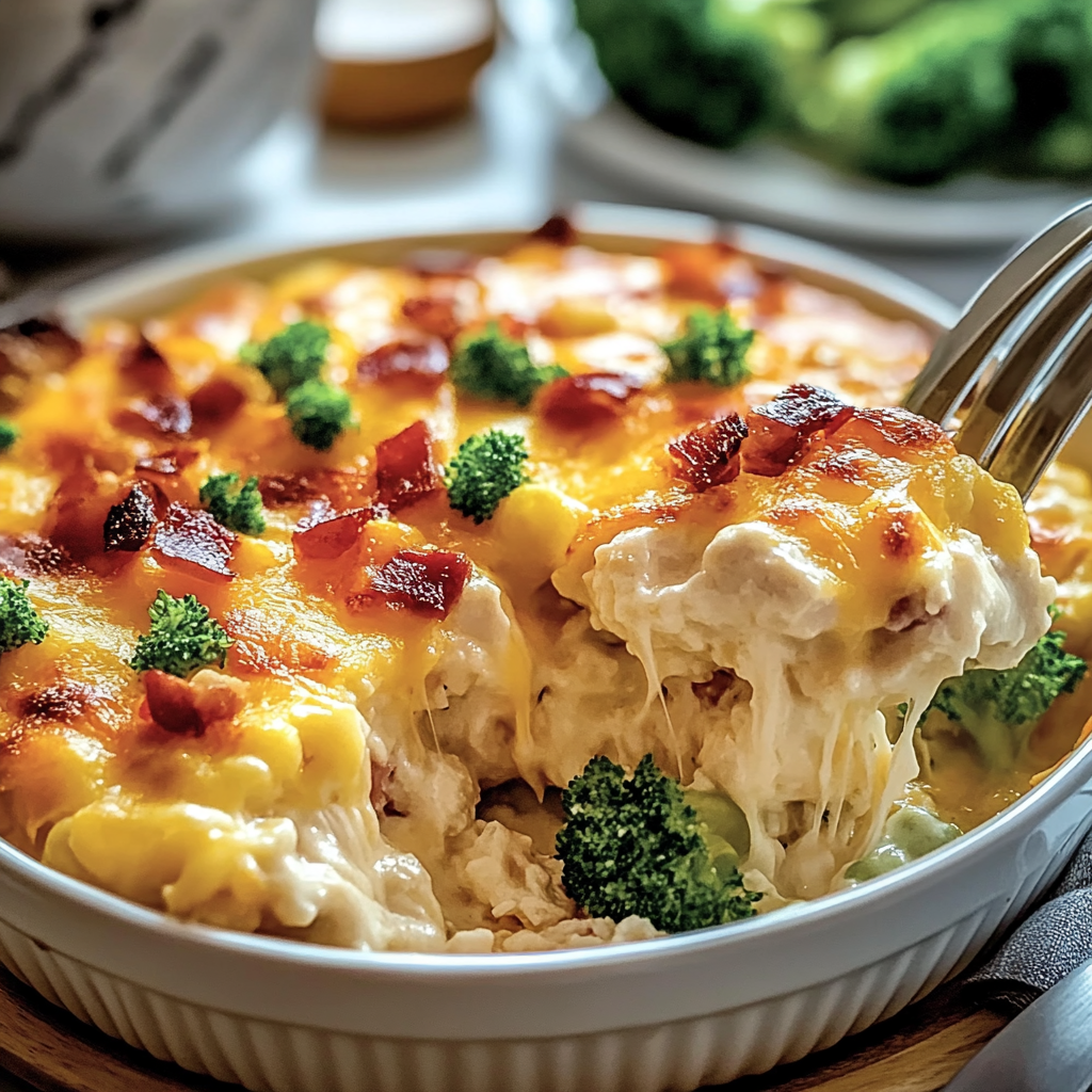 Recipe preparation for Low-Carb Chicken Casserole