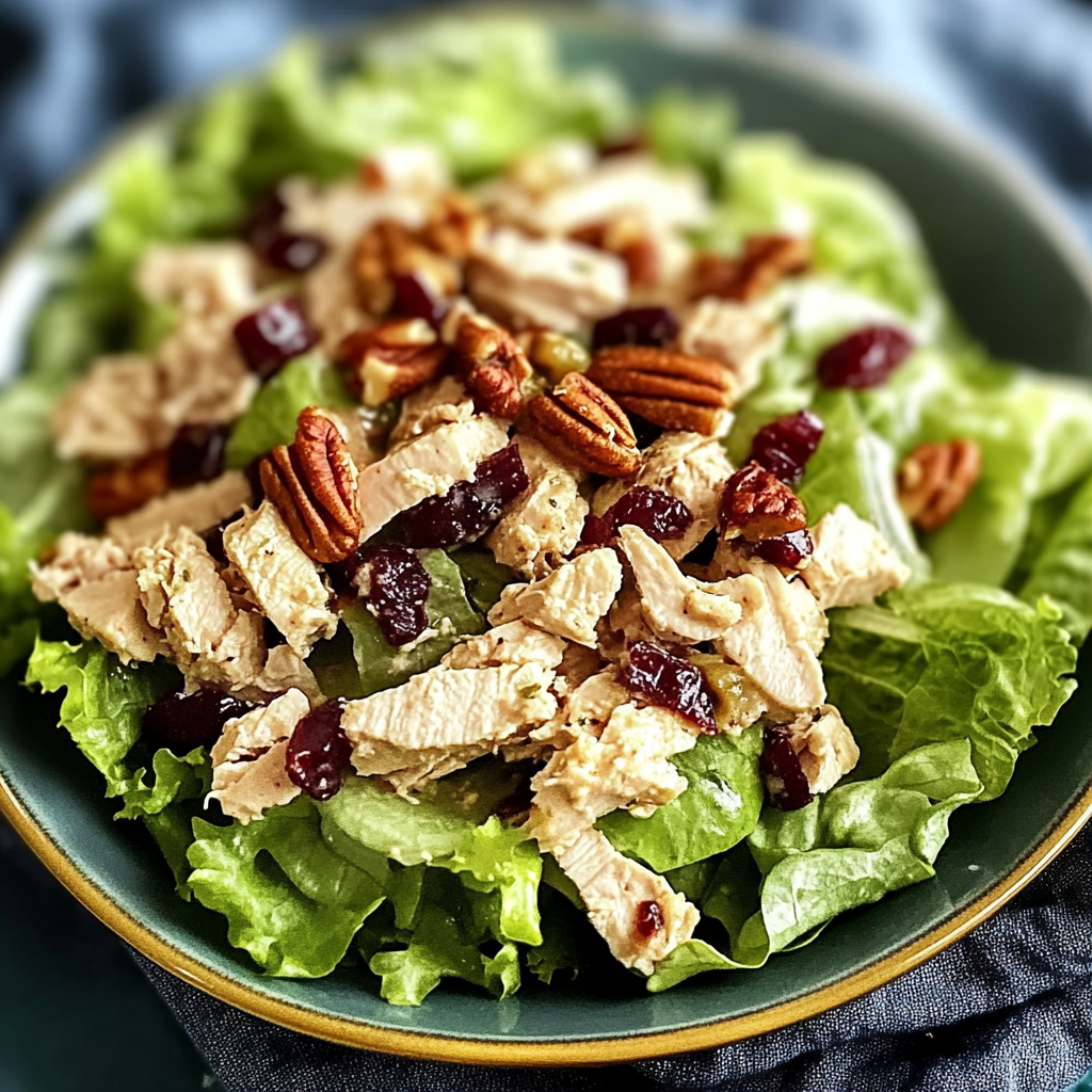 Recipe preparation for Pecan Chicken Salad Recipe