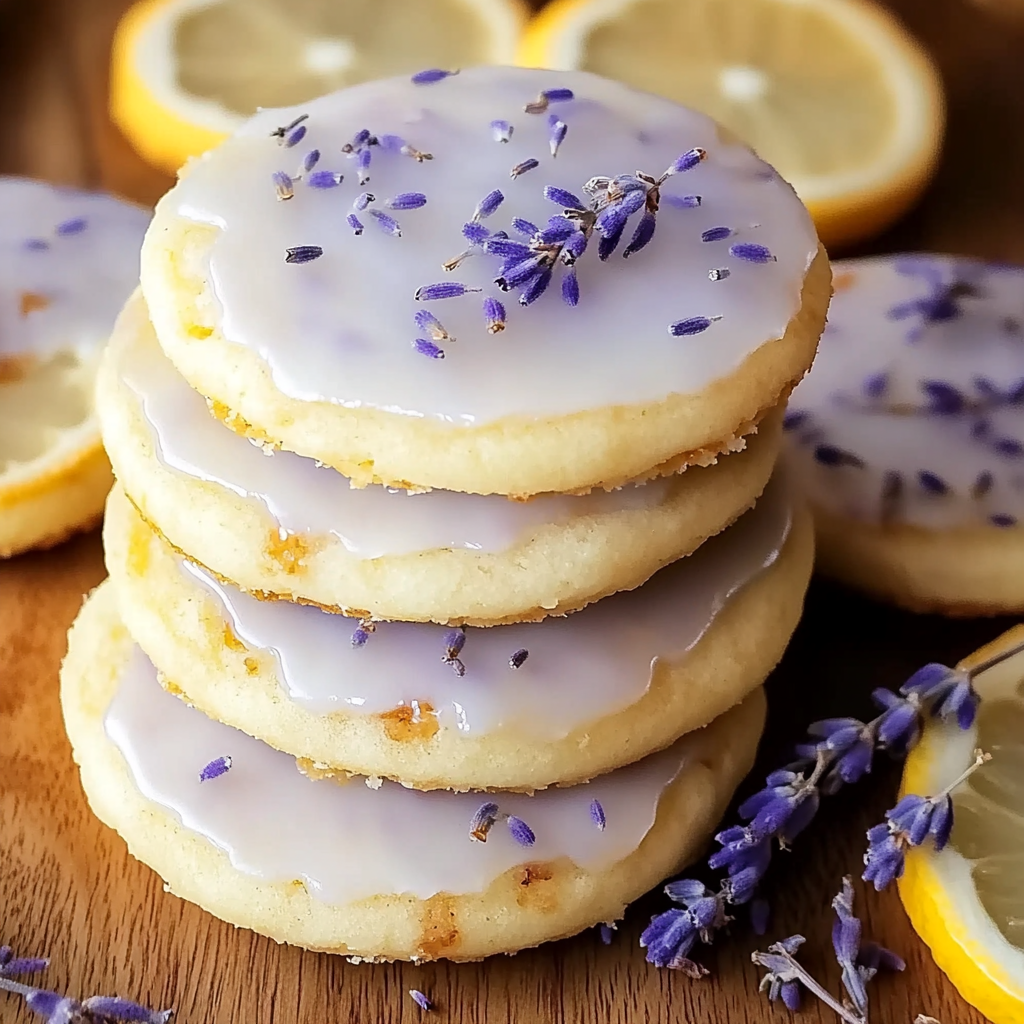 Recipe preparation for Lavender Biscotti Cookies