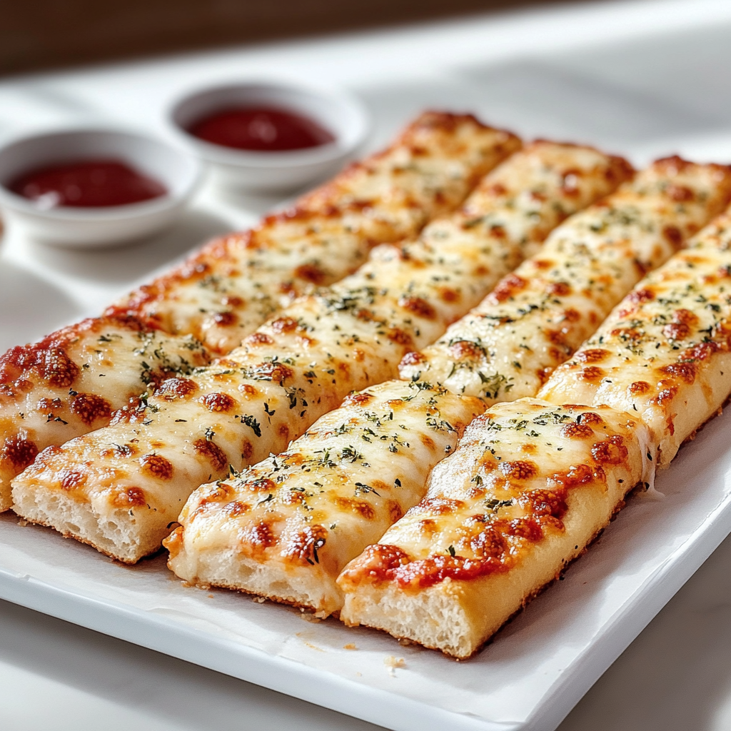 Recipe preparation for Pizza Hut Cheese Sticks