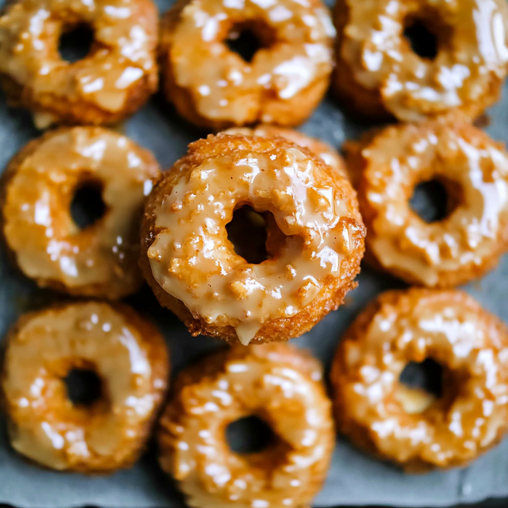 Recipe preparation for Baked Pumpkin Donuts with Maple Glaze