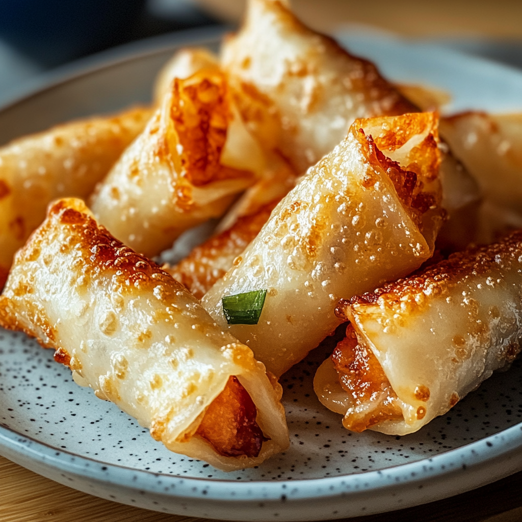 Recipe preparation for Rice Paper Crab Rangoons