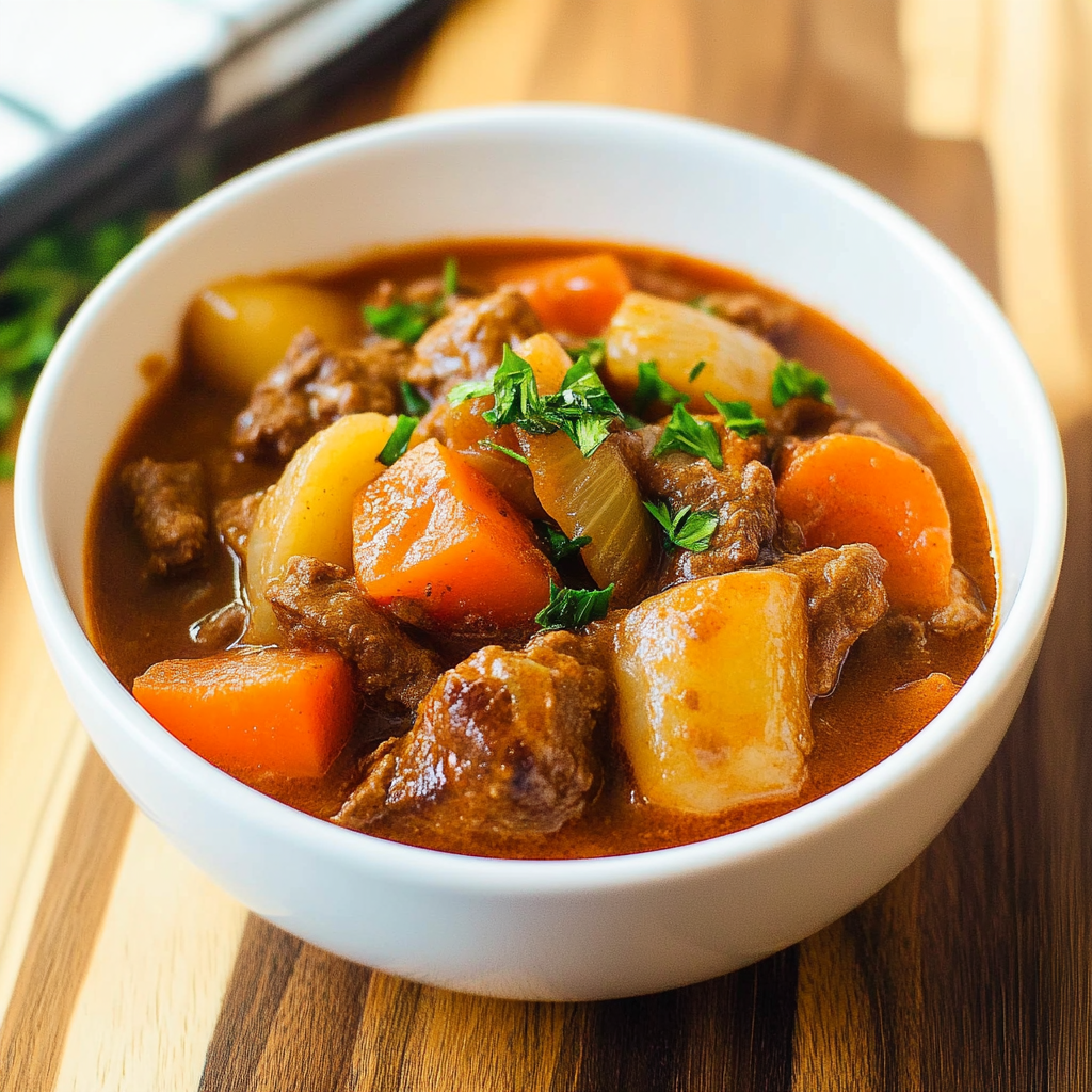 Recipe preparation for Crock Pot Beef Stew