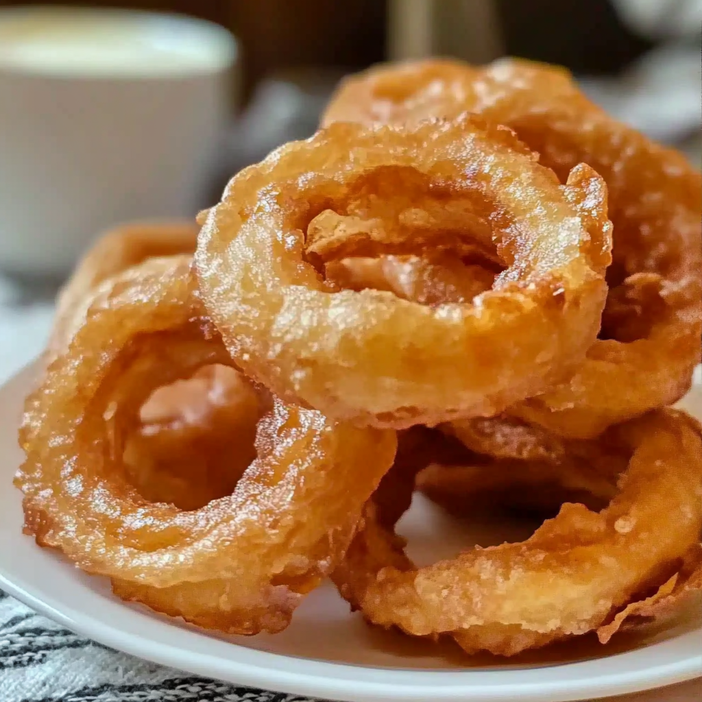 Recipe preparation for Beer Battered Onion Rings