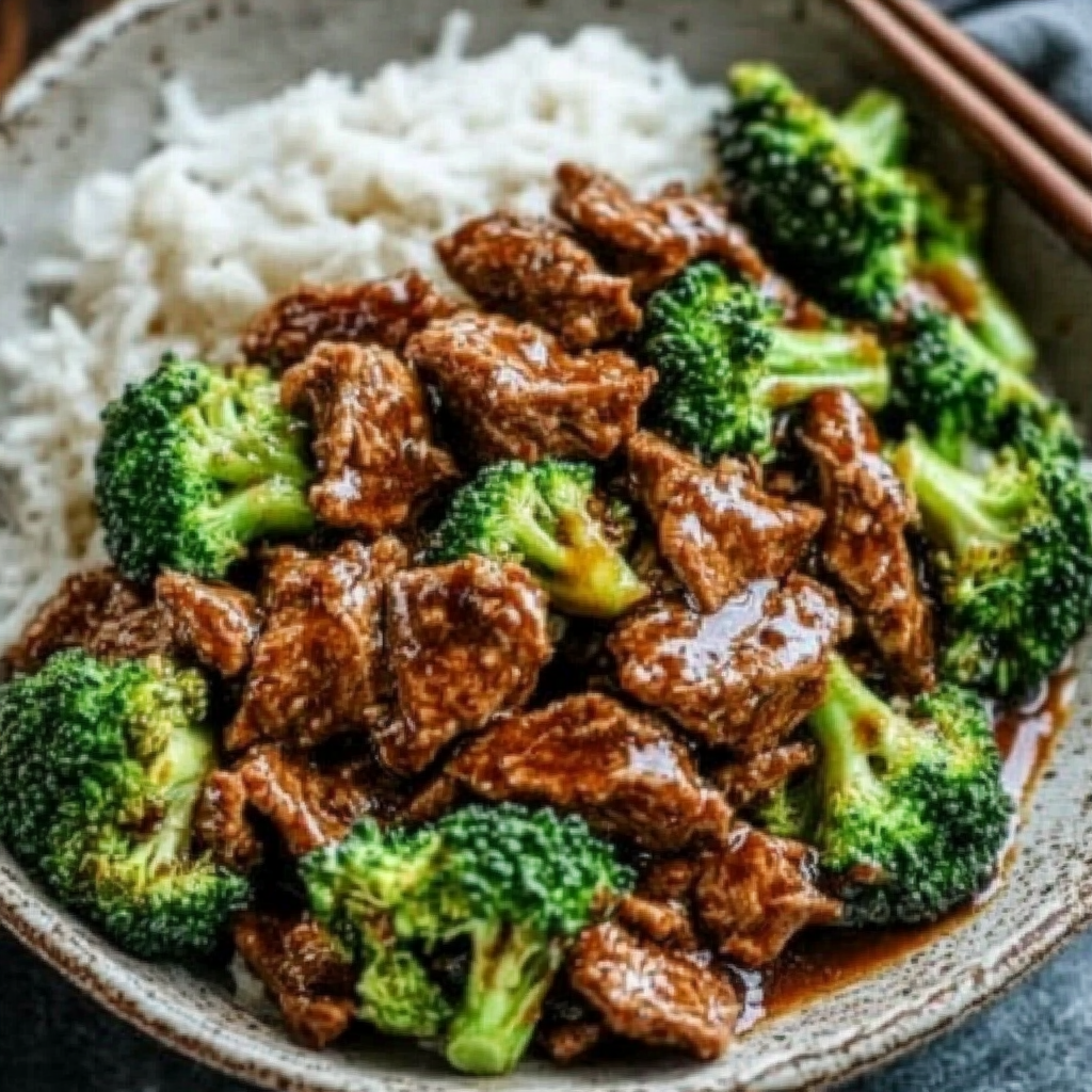 Recipe preparation for chinese beef and broccoli