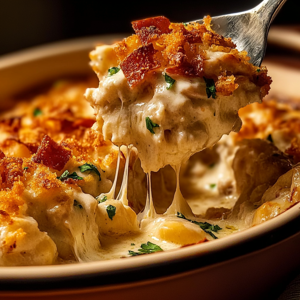 Recipe preparation for Million Dollar Chicken Casserole