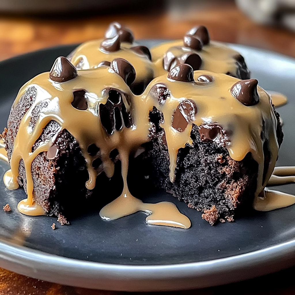 Recipe preparation for Chocolate Chip Cookie Dough Brownie Bombs