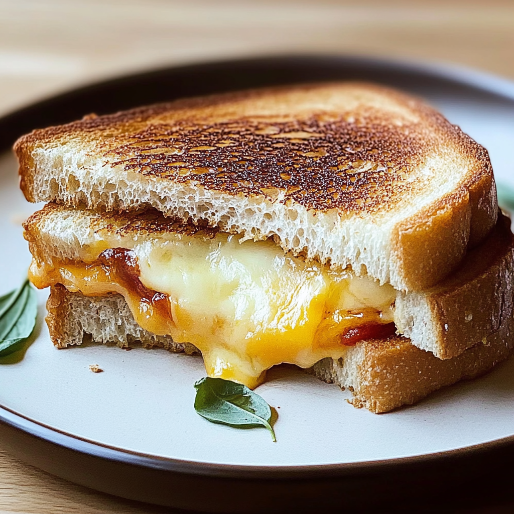 Recipe preparation for Grilled Cheese Sandwich