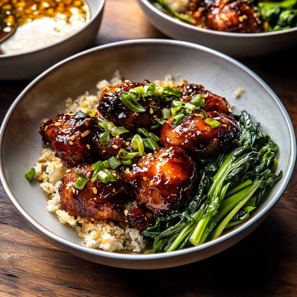 Recipe preparation for Crockpot Honey Garlic Chicken