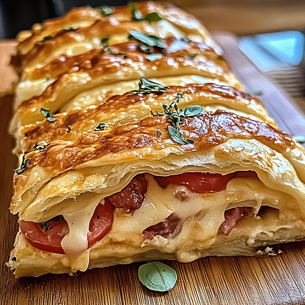 Recipe preparation for Mouthwatering Italian Crescent Roll Sandwich Bake Recipe