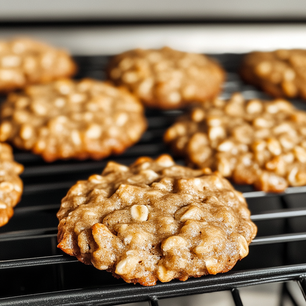 Recipe preparation for Peanut Butter Oatmeal Breakfast Cookies