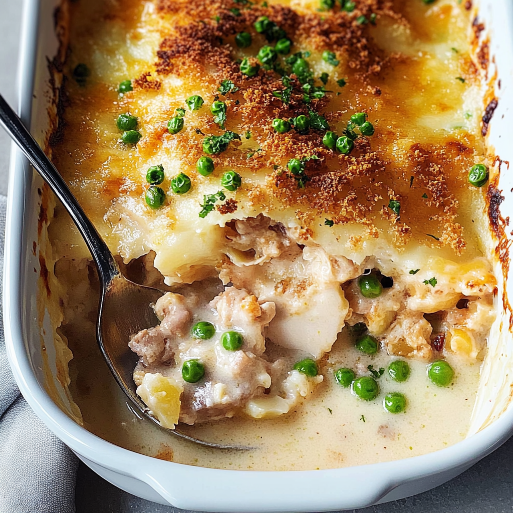 Recipe preparation for Chicken Cordon Bleu Casserole