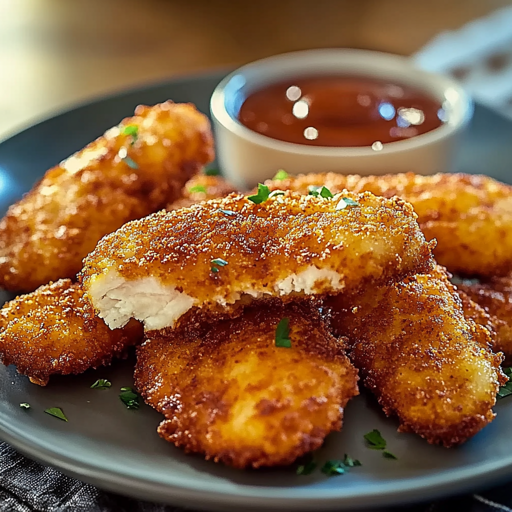 Recipe preparation for Easy Crack Chicken Tenders