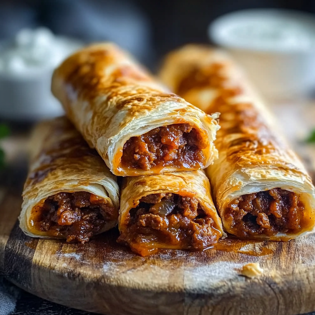 Recipe preparation for Ground Beef Enchiladas Mexican