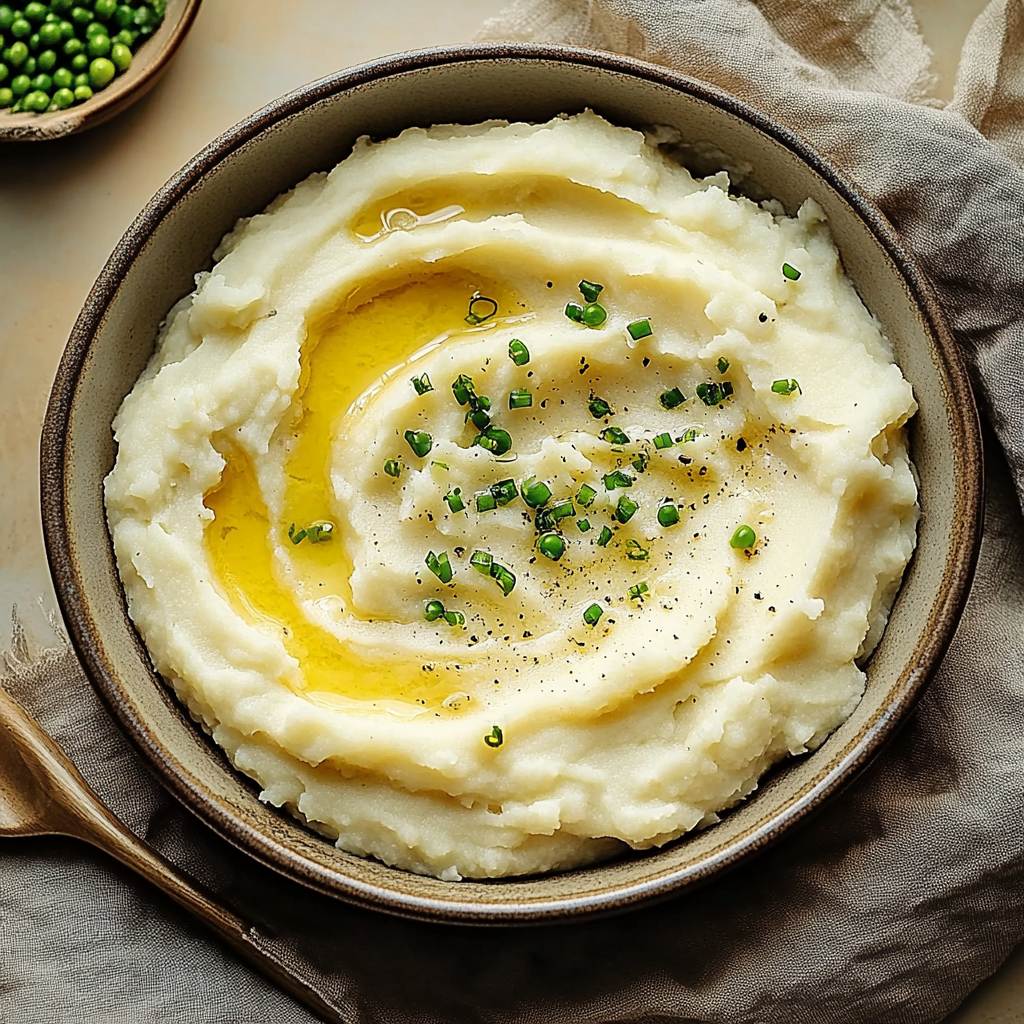 Recipe preparation for Creamy Mashed Potatoes