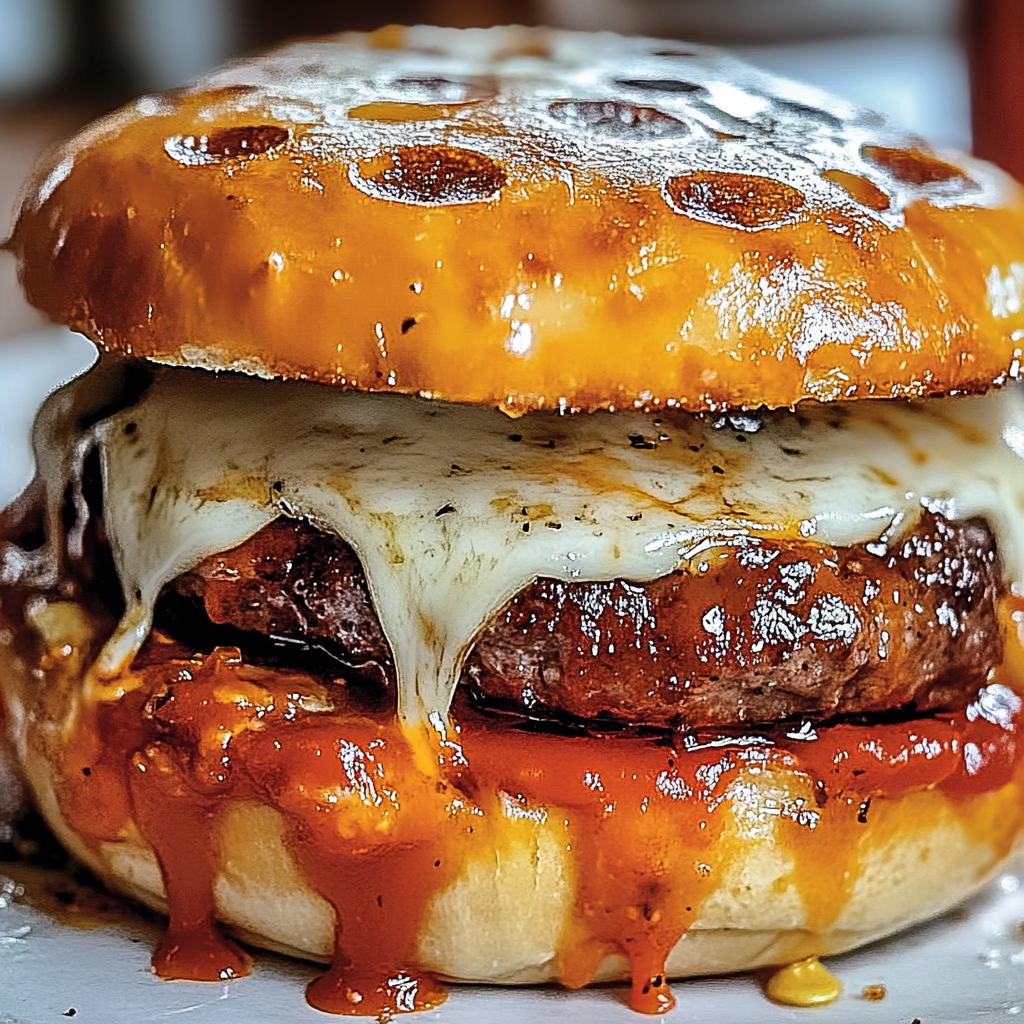 Recipe preparation for Pizza Burgers