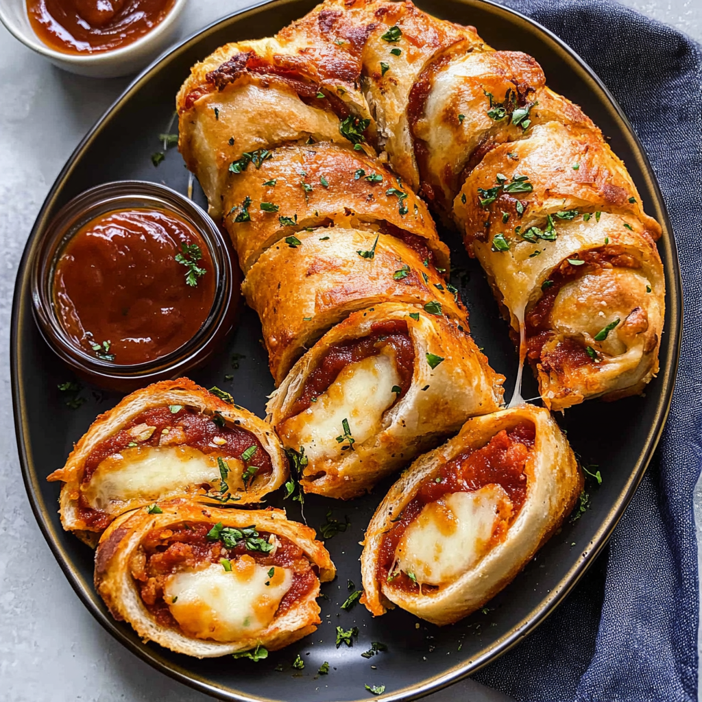 Recipe preparation for Italian Stromboli