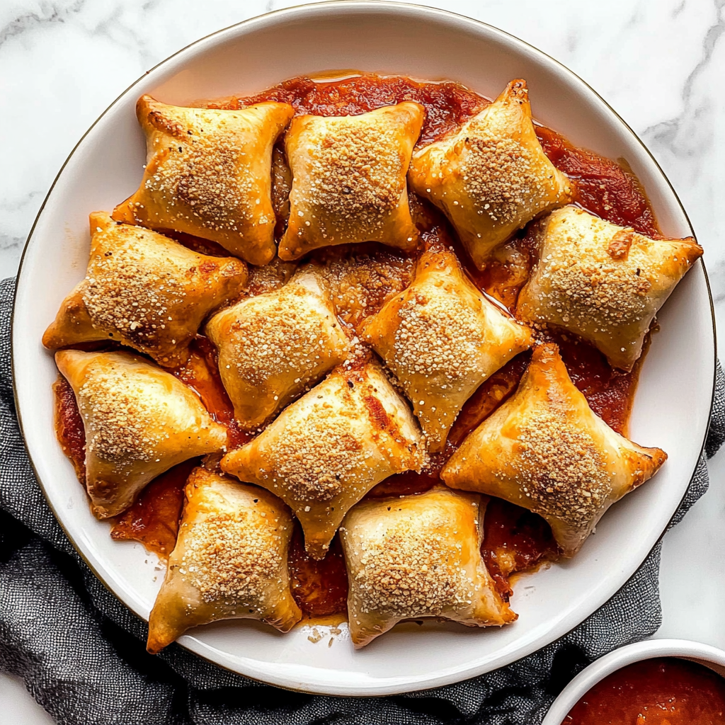 Recipe preparation for Air Fryer Pizza Rolls