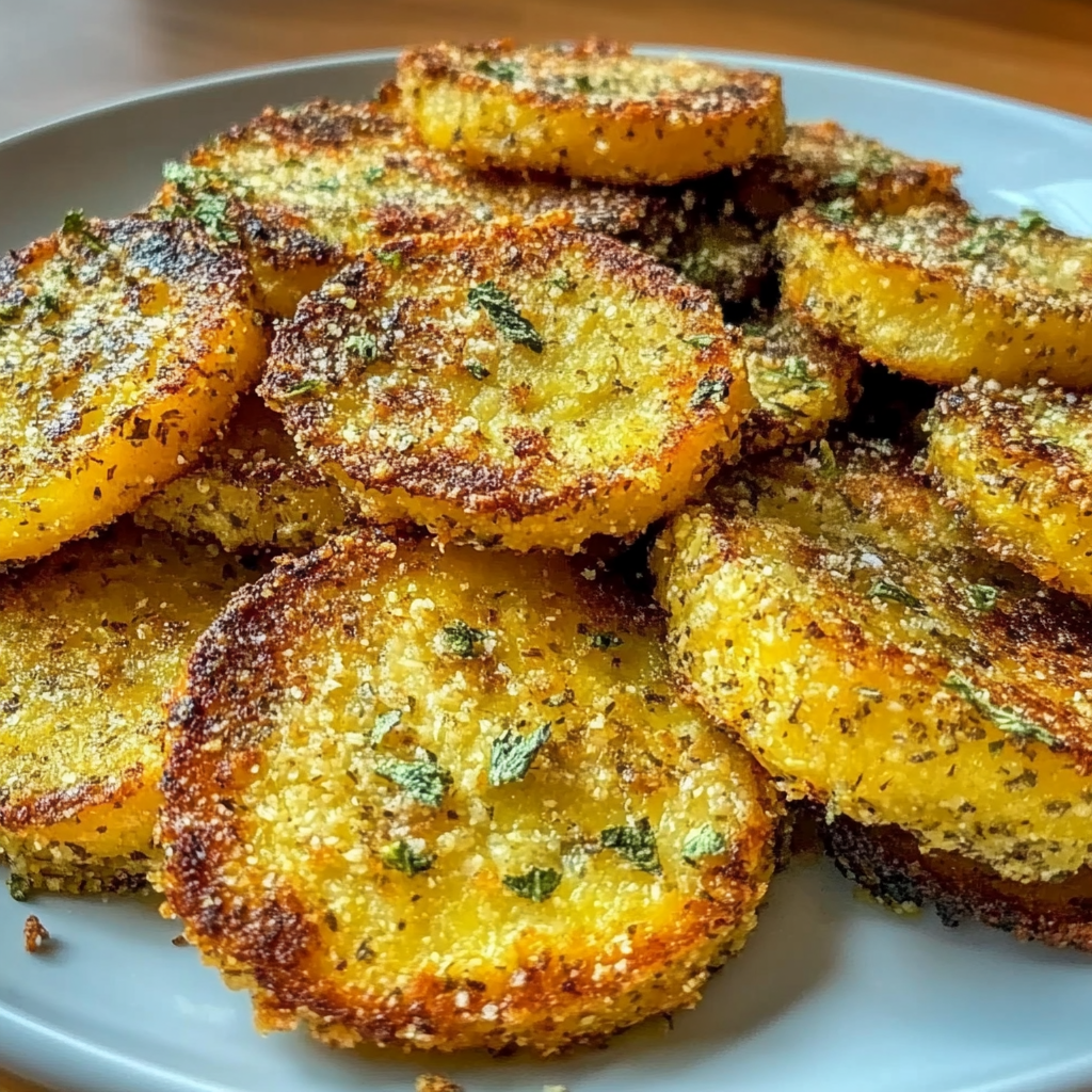 Recipe preparation for Oven-Fried Squash