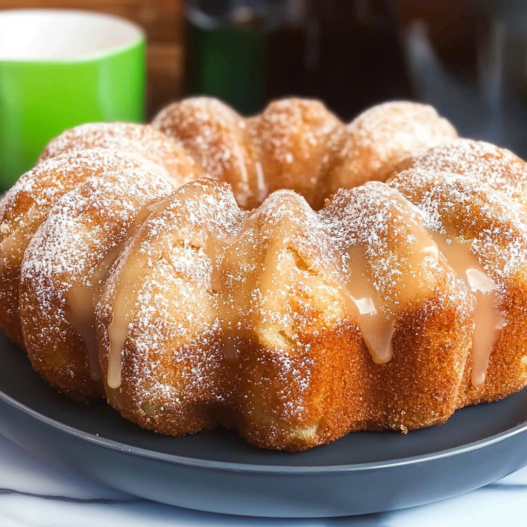 Recipe preparation for Apple Cider Donut Cake