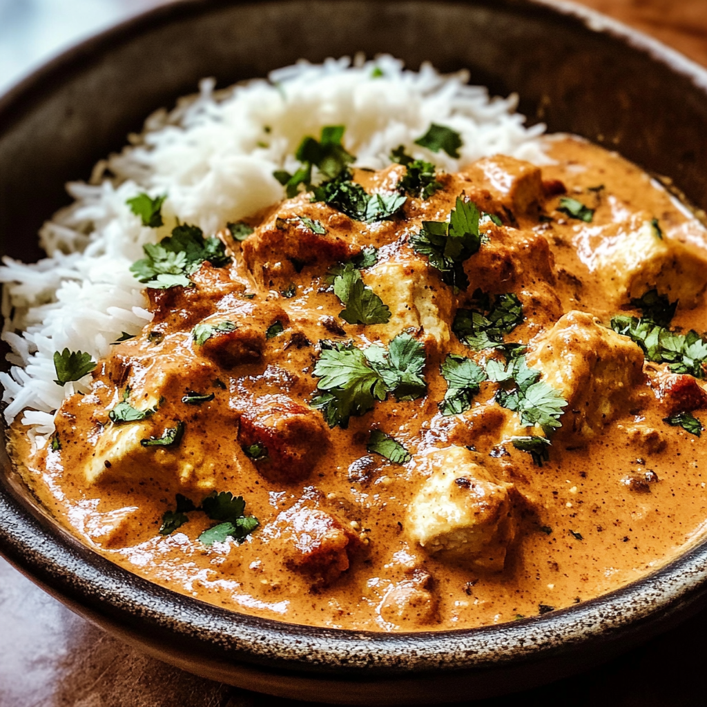 Recipe preparation for Crockpot Creamy Coconut Chicken Tikka Masala