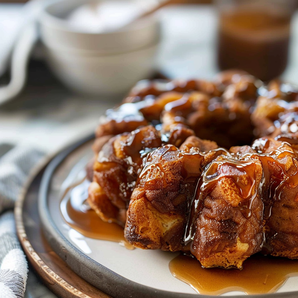 Recipe preparation for Pumpkin Pie Monkey Bread