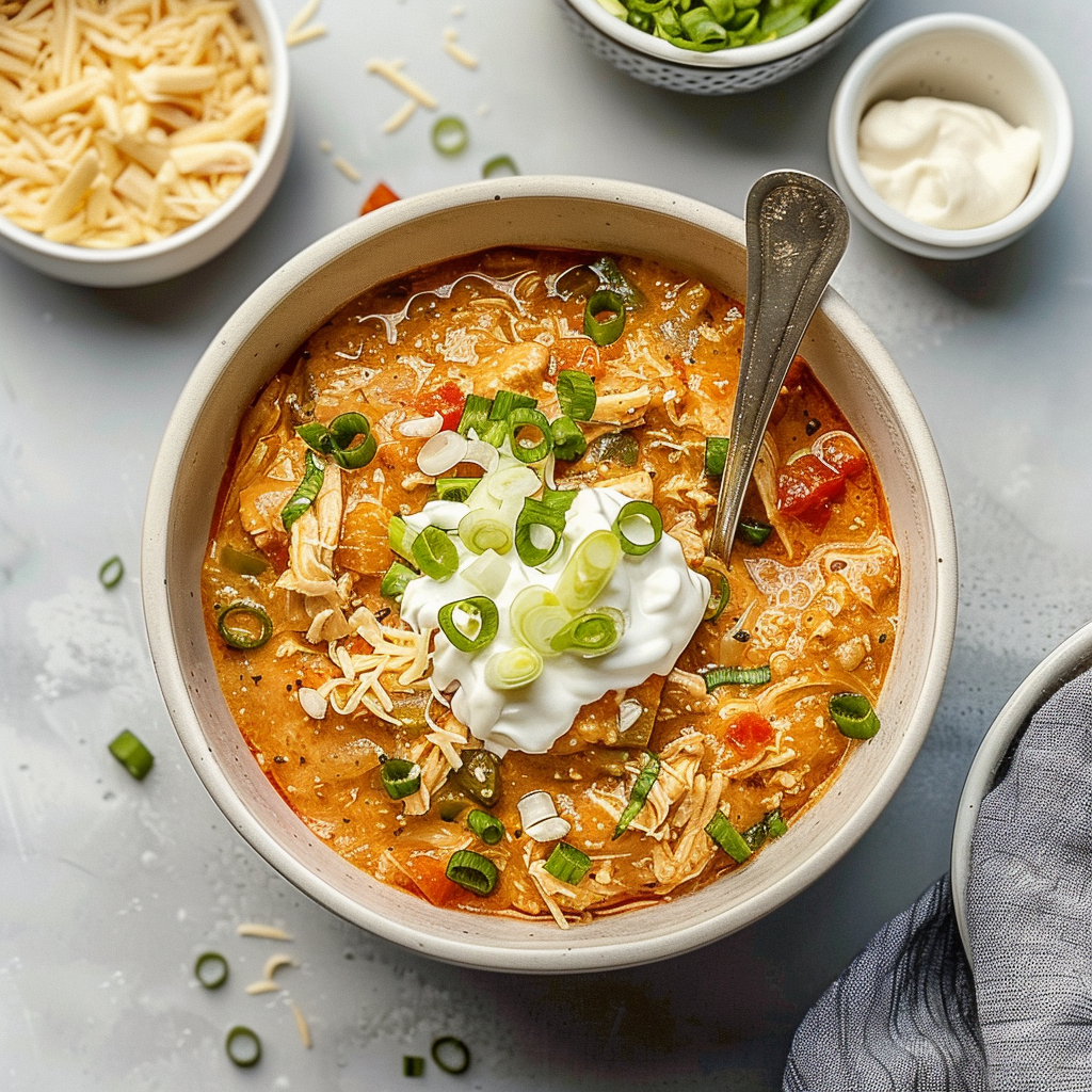 Recipe preparation for Crockpot Buffalo Chicken Chili