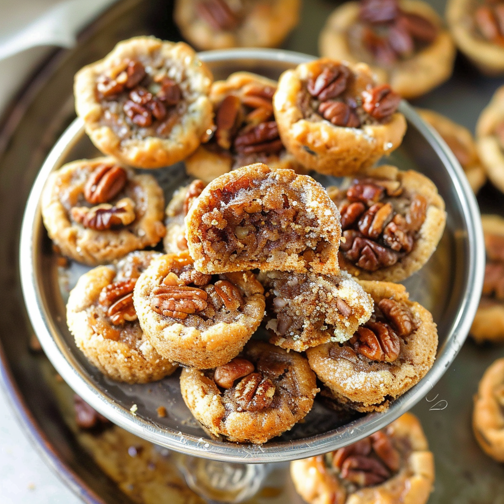 Recipe preparation for Pecan Tassies