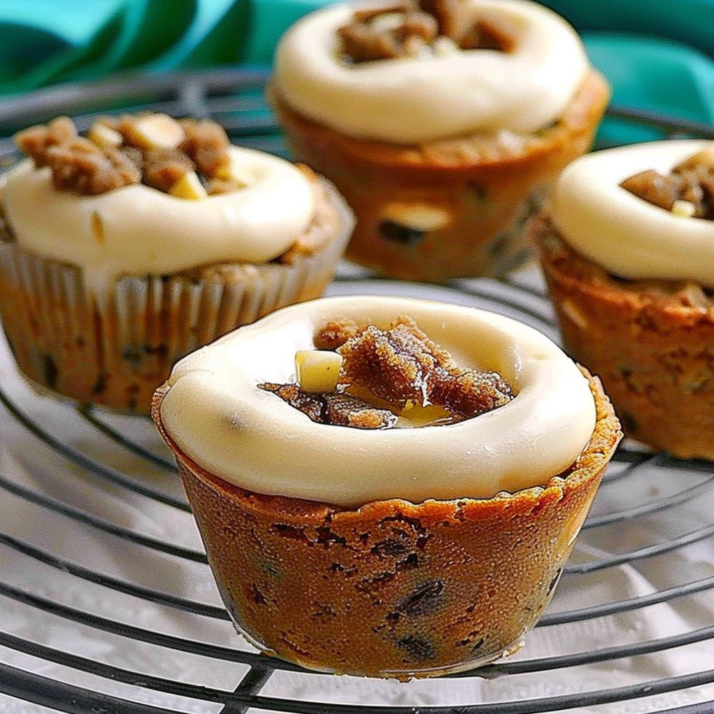 Recipe preparation for Santa’s Milk & Cookies Cheesecake Cups