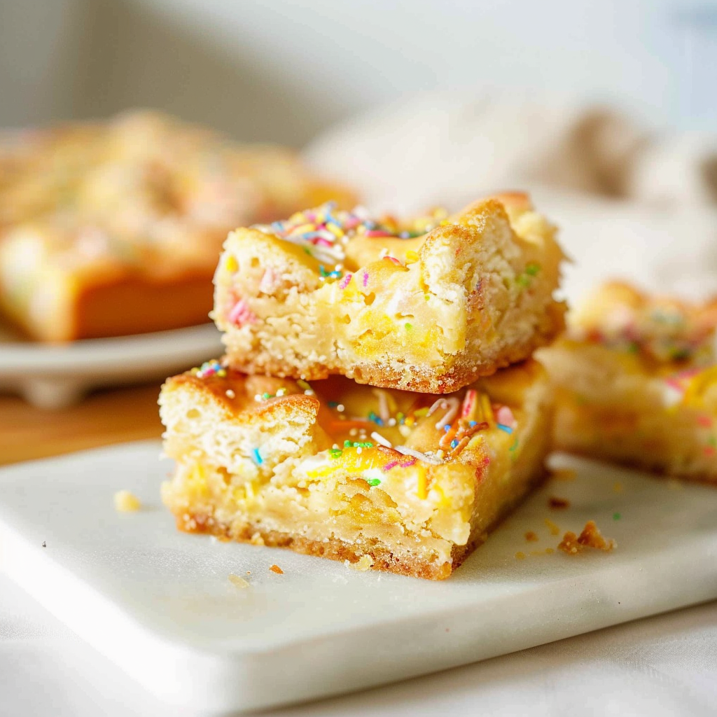 Recipe preparation for Spiced Orange Sugar Cookie Bars