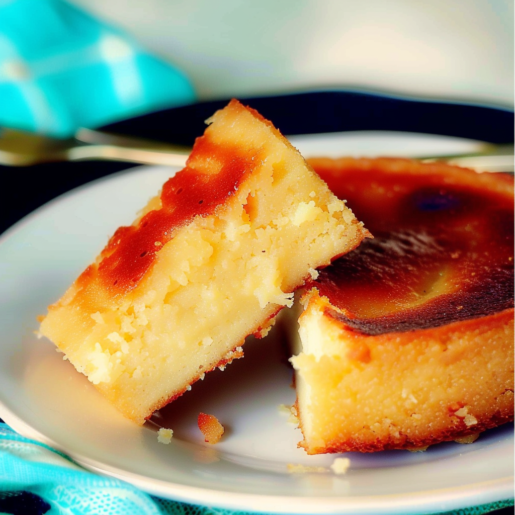 Recipe preparation for Cassava Cake