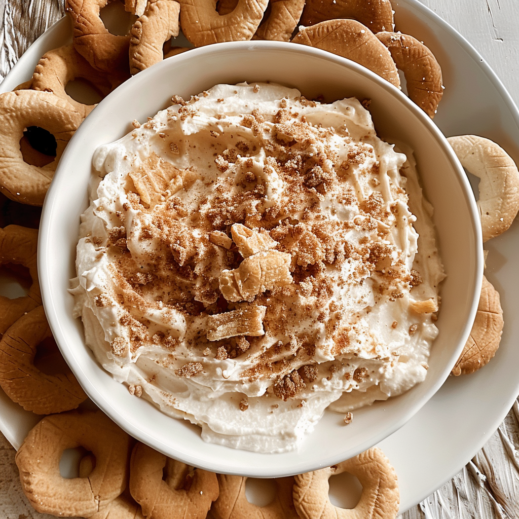Recipe preparation for Ginger Snap Cream Cheese Dip