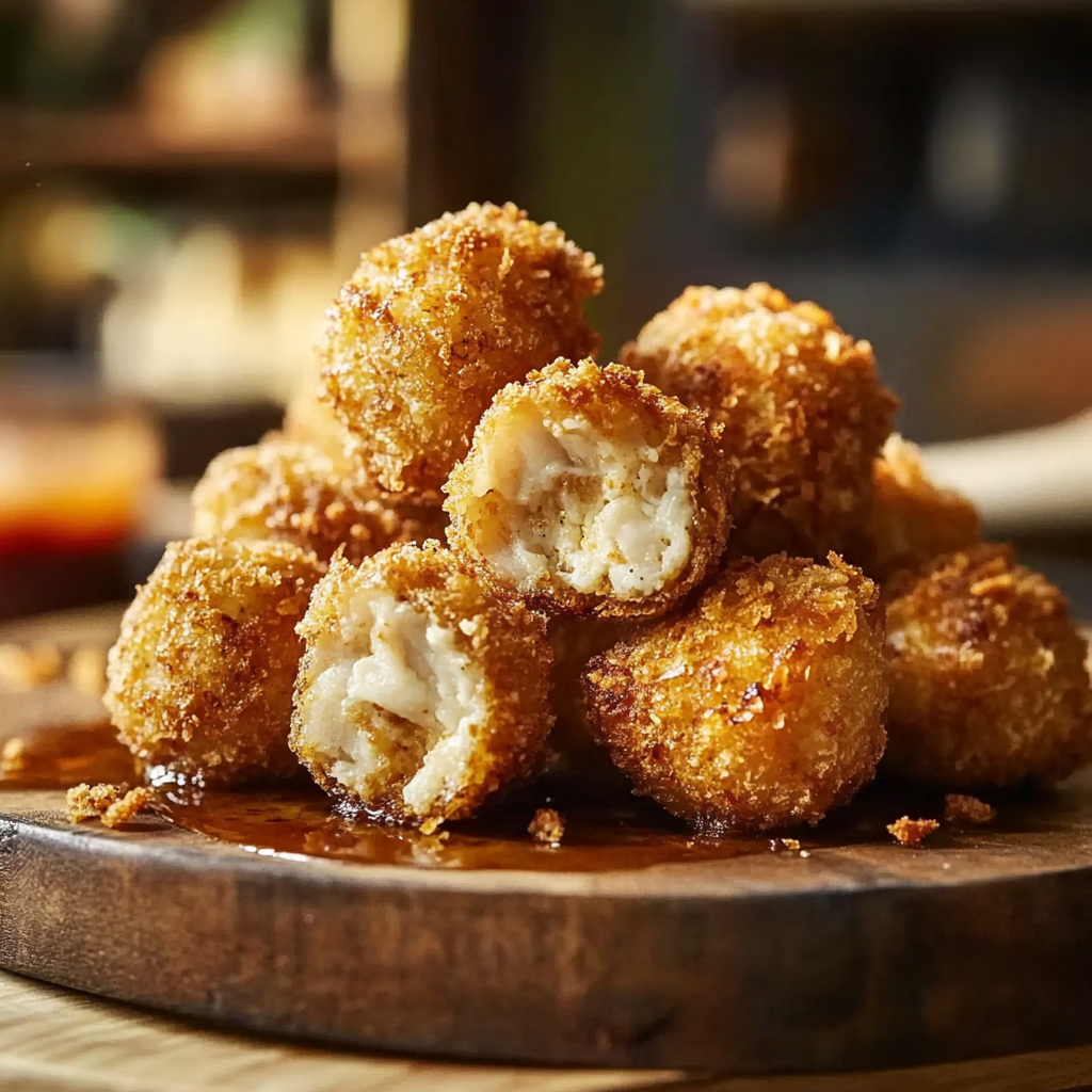 Recipe preparation for Crispy Crab Rangoon Bombs