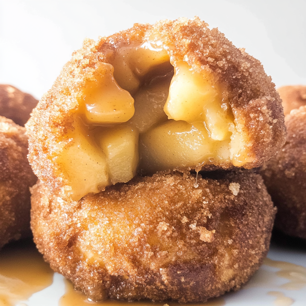 Recipe preparation for Caramel Apple Pie Bombs