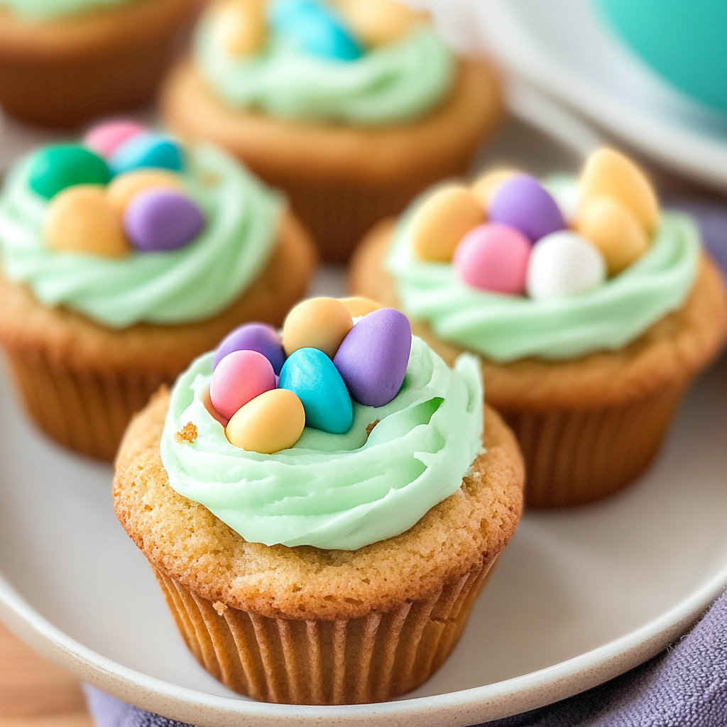 Recipe preparation for Easter Basket Cookie Cups