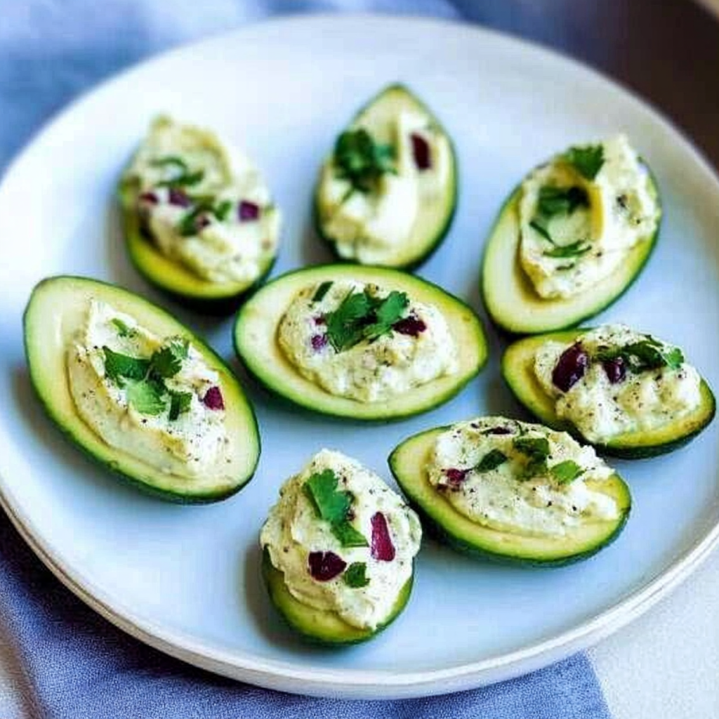 Recipe preparation for Deviled Avocados