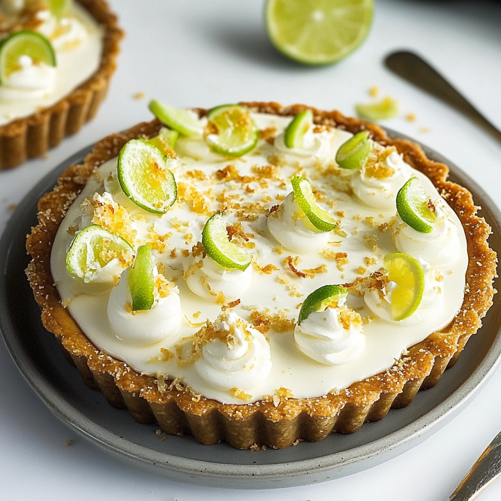 Recipe preparation for Vegan Coconut Lime Tartlets