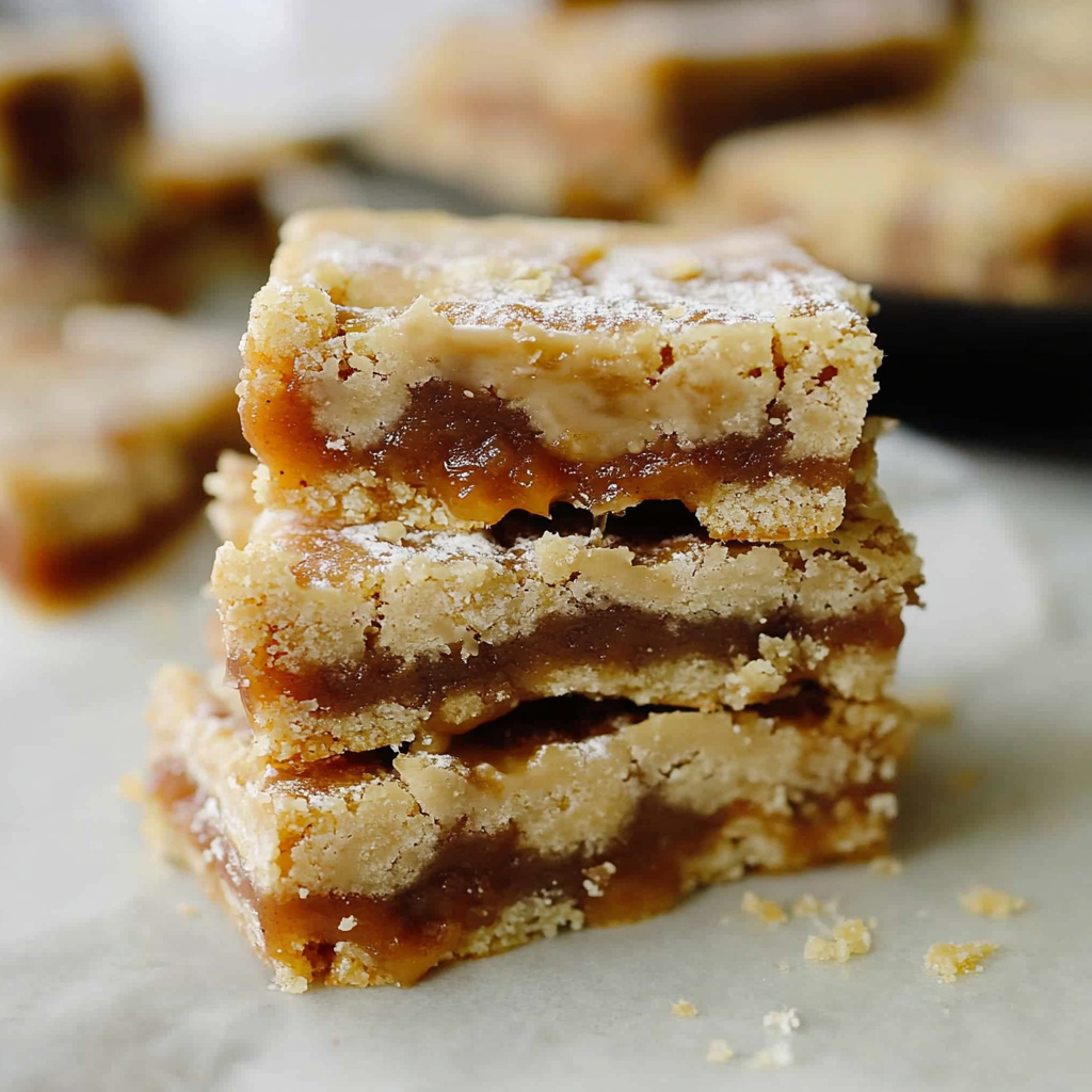 Recipe preparation for Salted Caramel Butter Bars